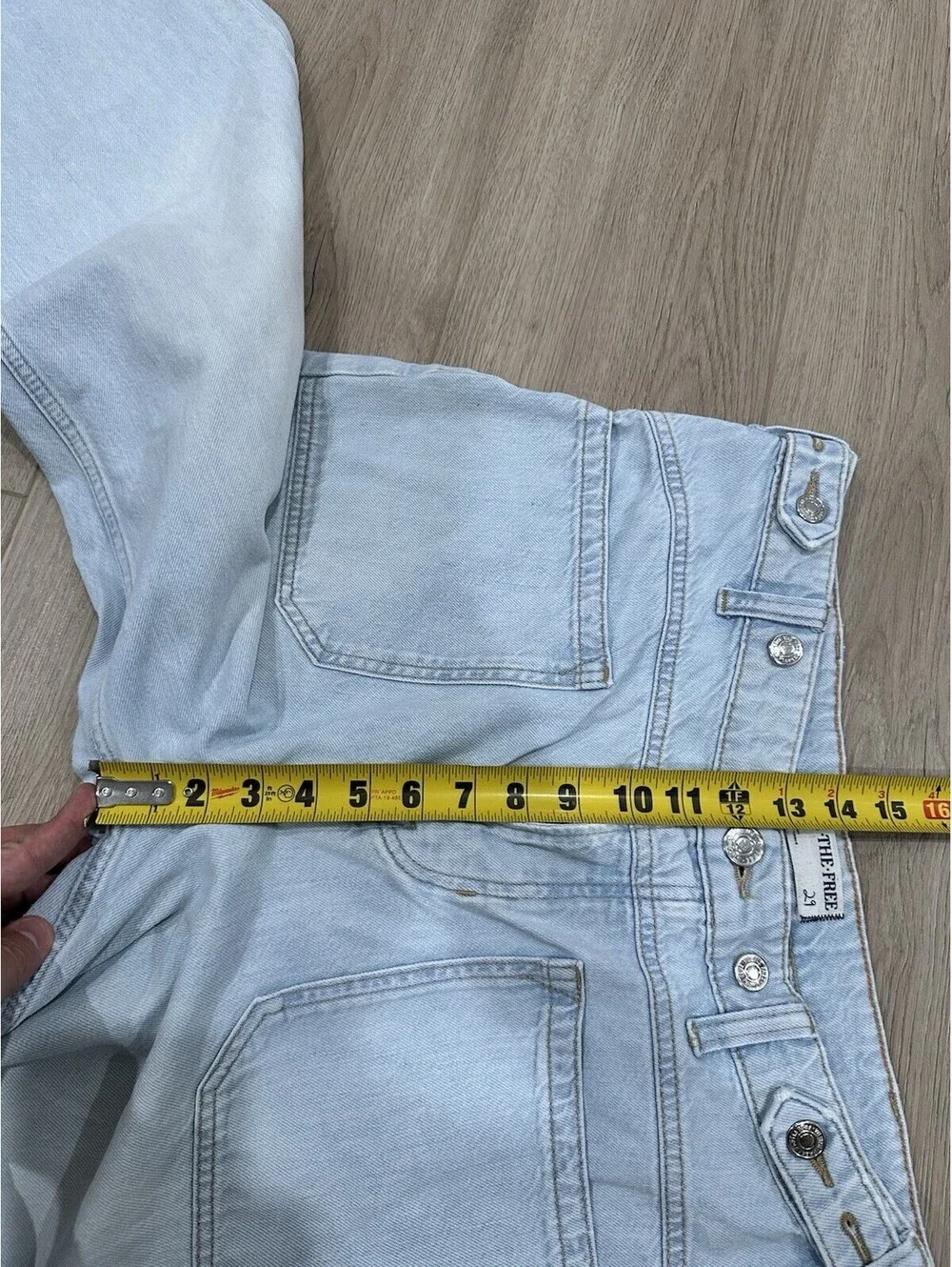 We The Free Palmer Jeans Women’s Size 29x31 Wide Leg High Rise